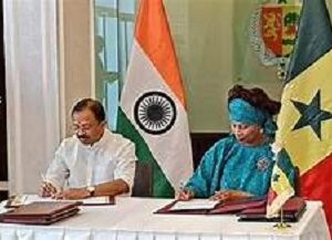 India and Senegal sign a memorandum of understanding (MOU) on Health and medicine