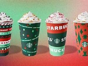 Starbucks get a free reusable cup with your holiday drink in U.S.A.